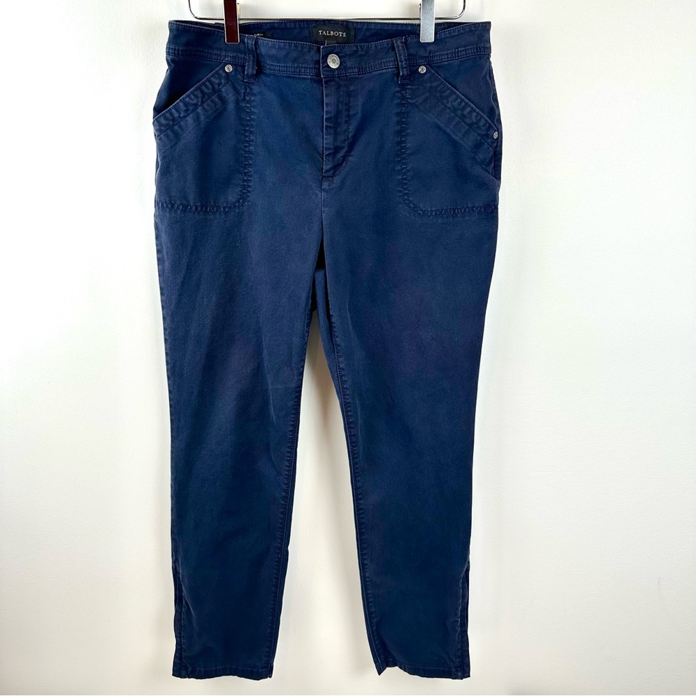 Talbots Navy Blue Ankle Pants